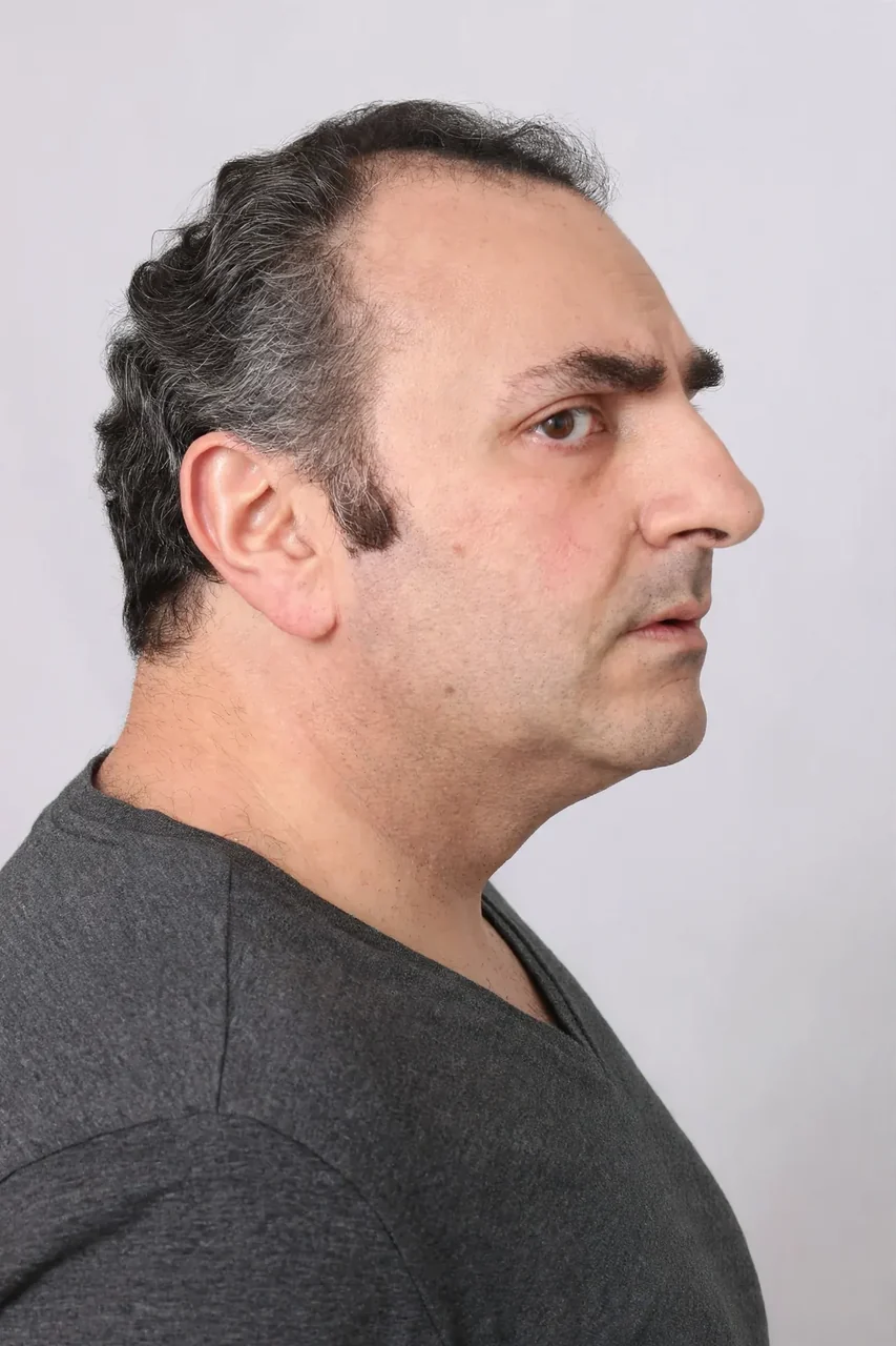 After: Double chin treatment