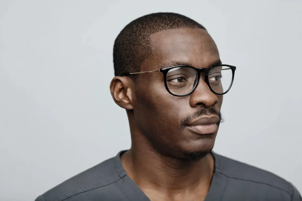 After: Hair transplant · buzz-cut hairline