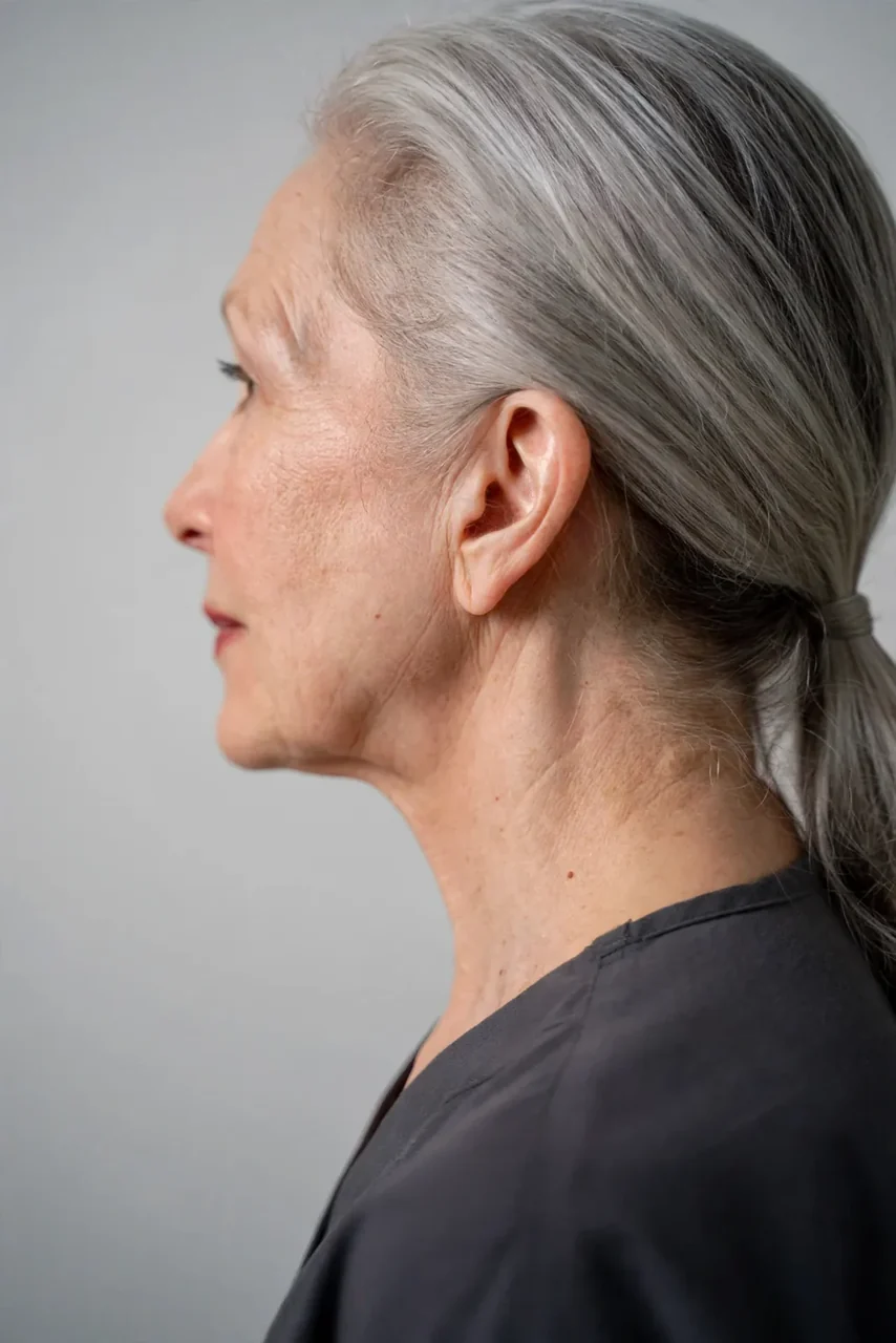 Before: Lower face and neck lift